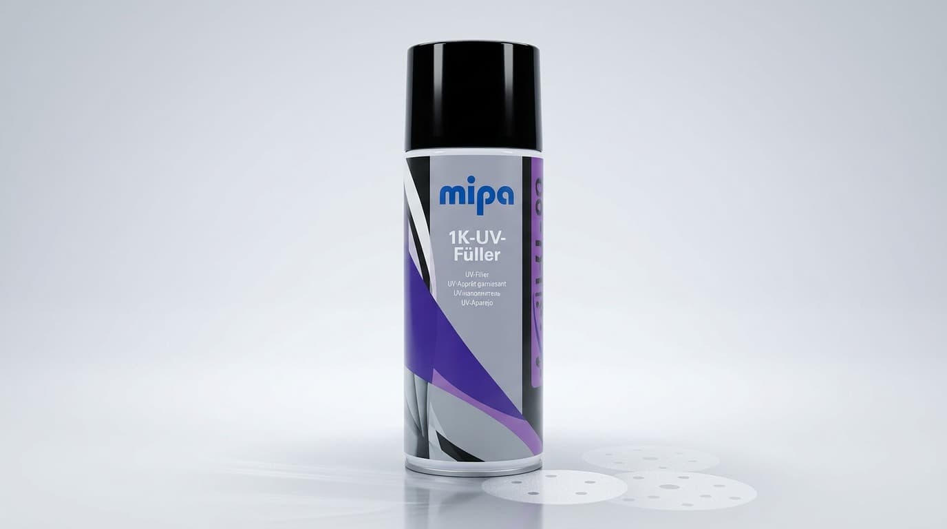 Mipa 1K-UV-Füller Spraydose für die schnelle UV-härtende Grundierung